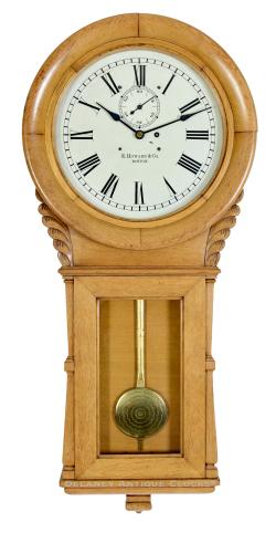 E. Howard & Co Model 100. A seldom seen Howard wall clock. 224035.