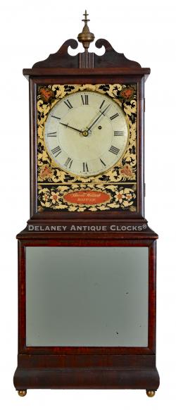 Aaron Willard Dish-Dial shelf clock. Boston, Massachusetts. 223050.