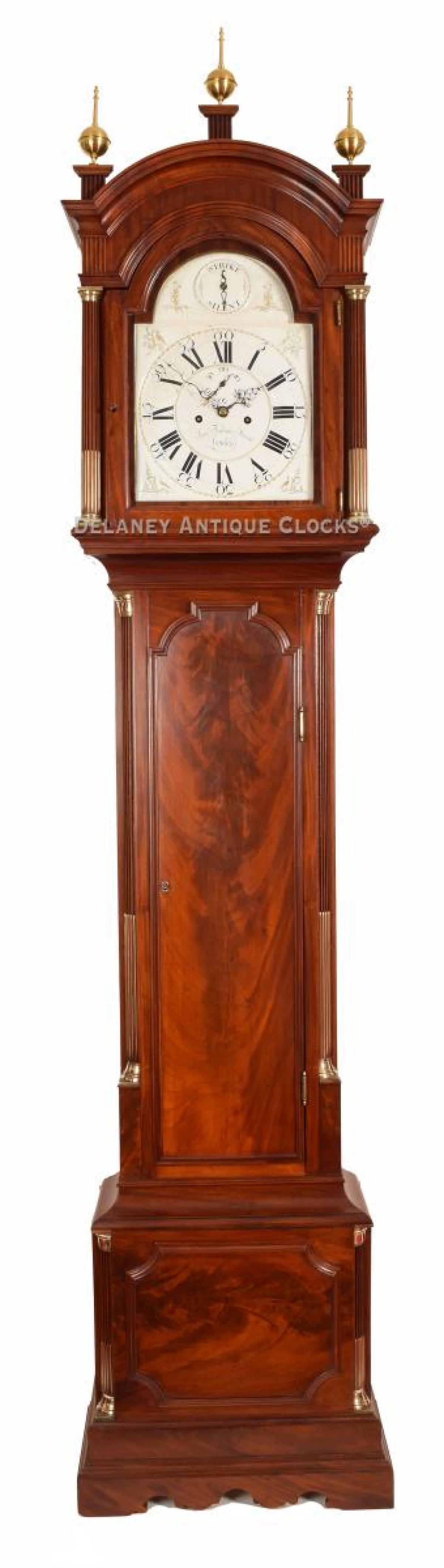 Samuel Toulmin London, England. A tall case clock. 221235.