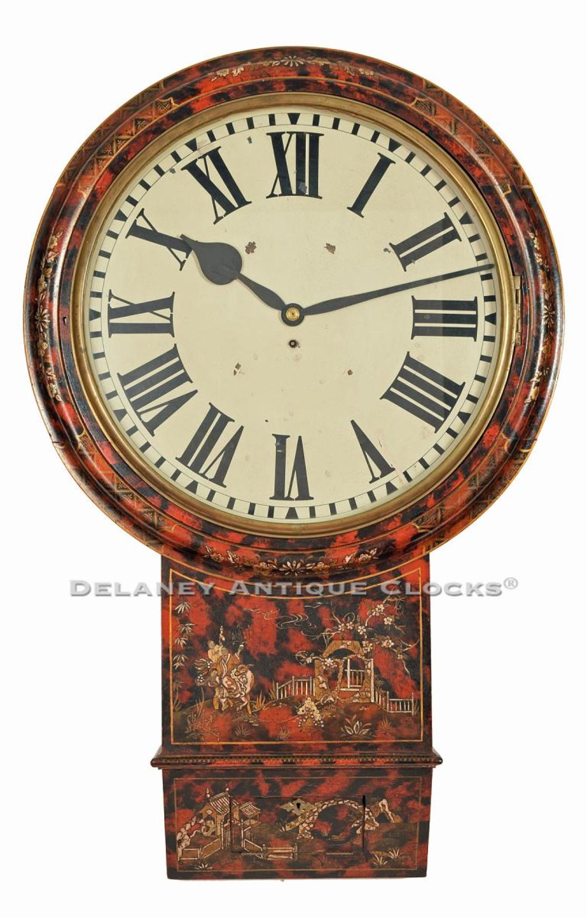 Act of Parliament Dial or Tavern clock. UK origin. 222032. Delaney Antique Clocks.