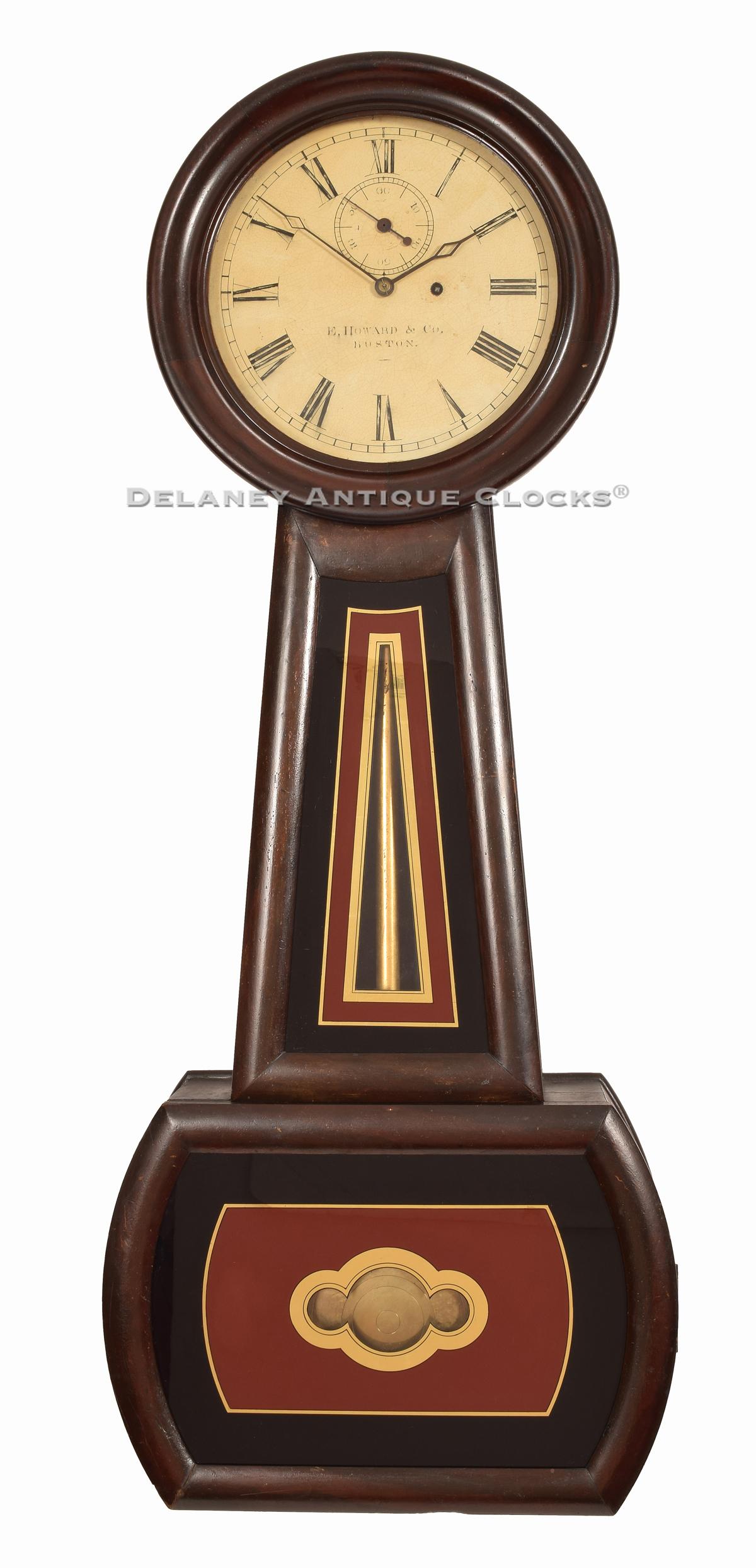 E. Howard Regulator No. 1 wall clock. 221181. Delaney Antique Clocks.