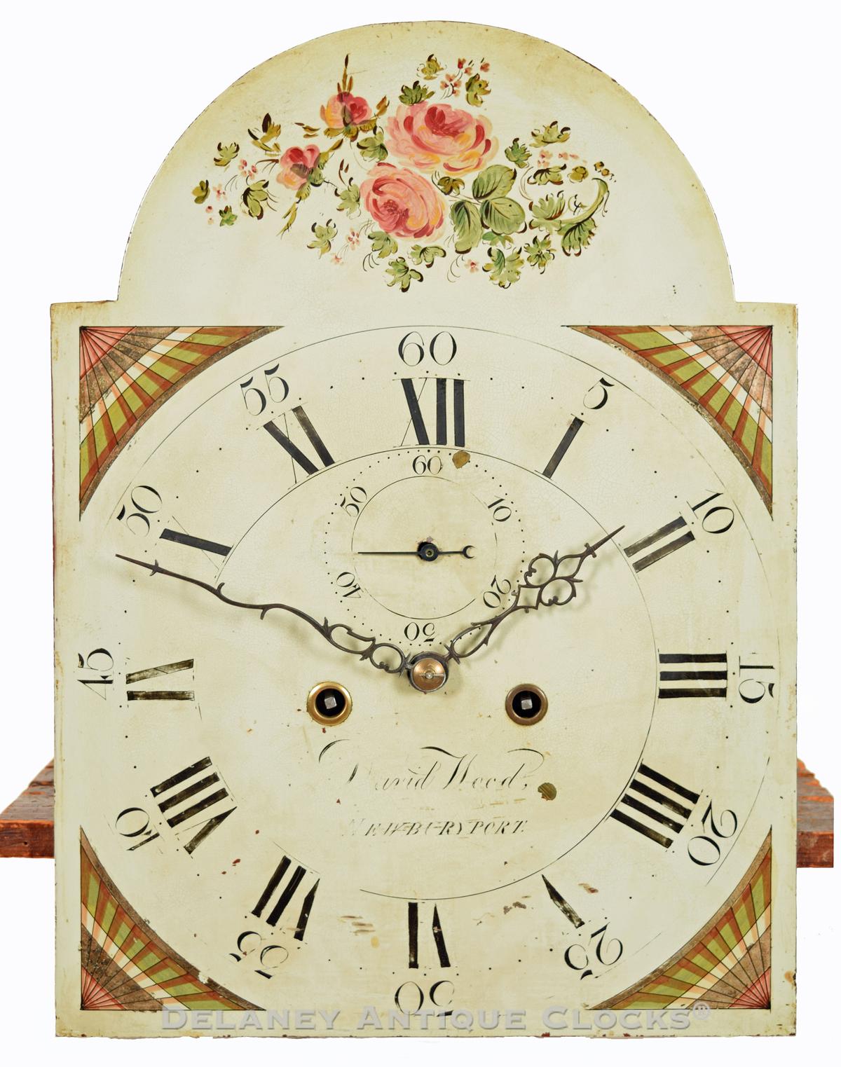 David Wood Painted clock dial. 222057