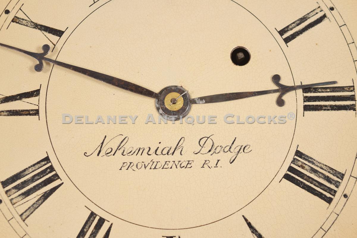 Nehemiah Dodge of Providence, Rhode Island. Banjo clock dial. 222065