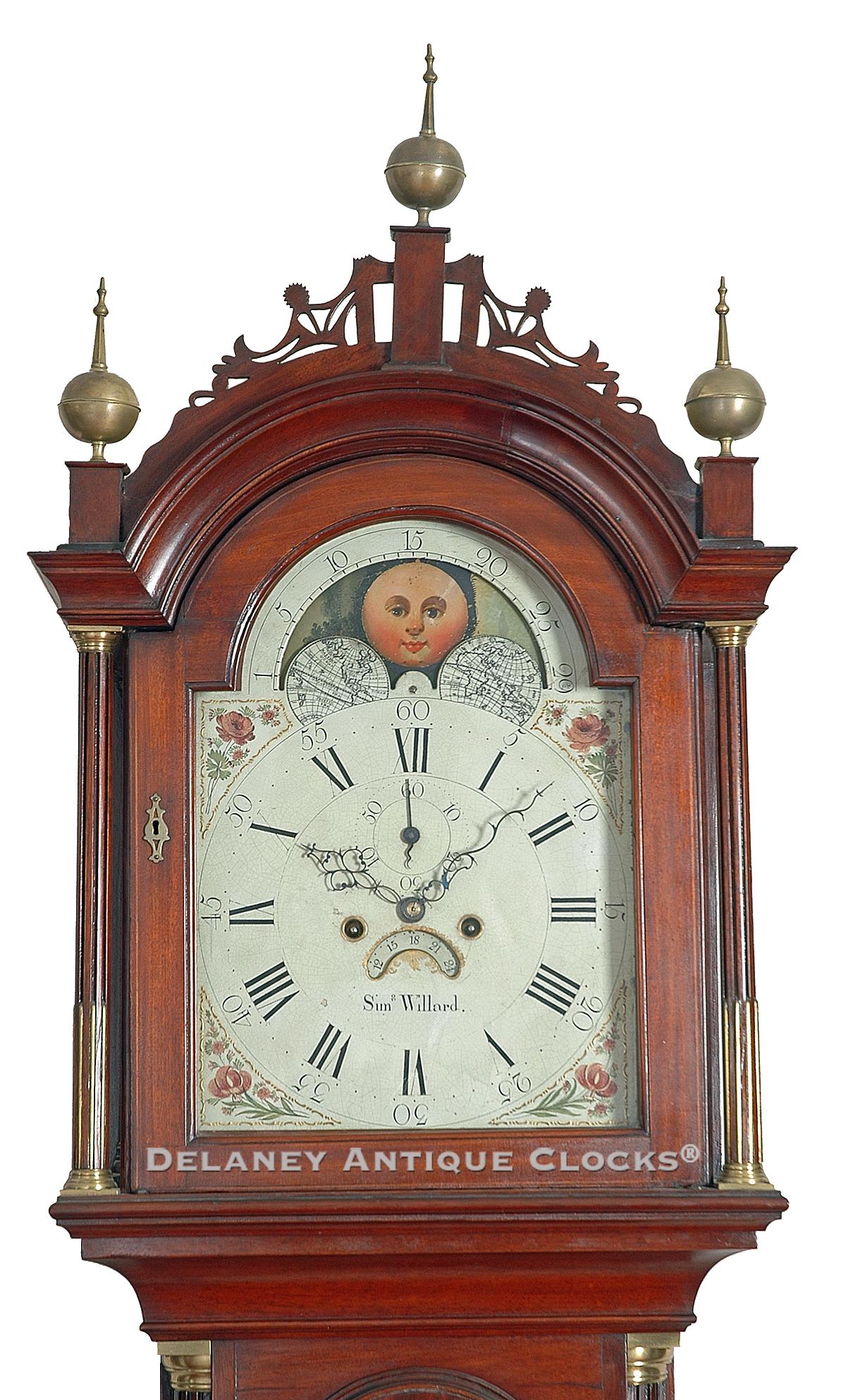 Simon Willard of Roxbury, Mass. Grandfather clock. NN72.