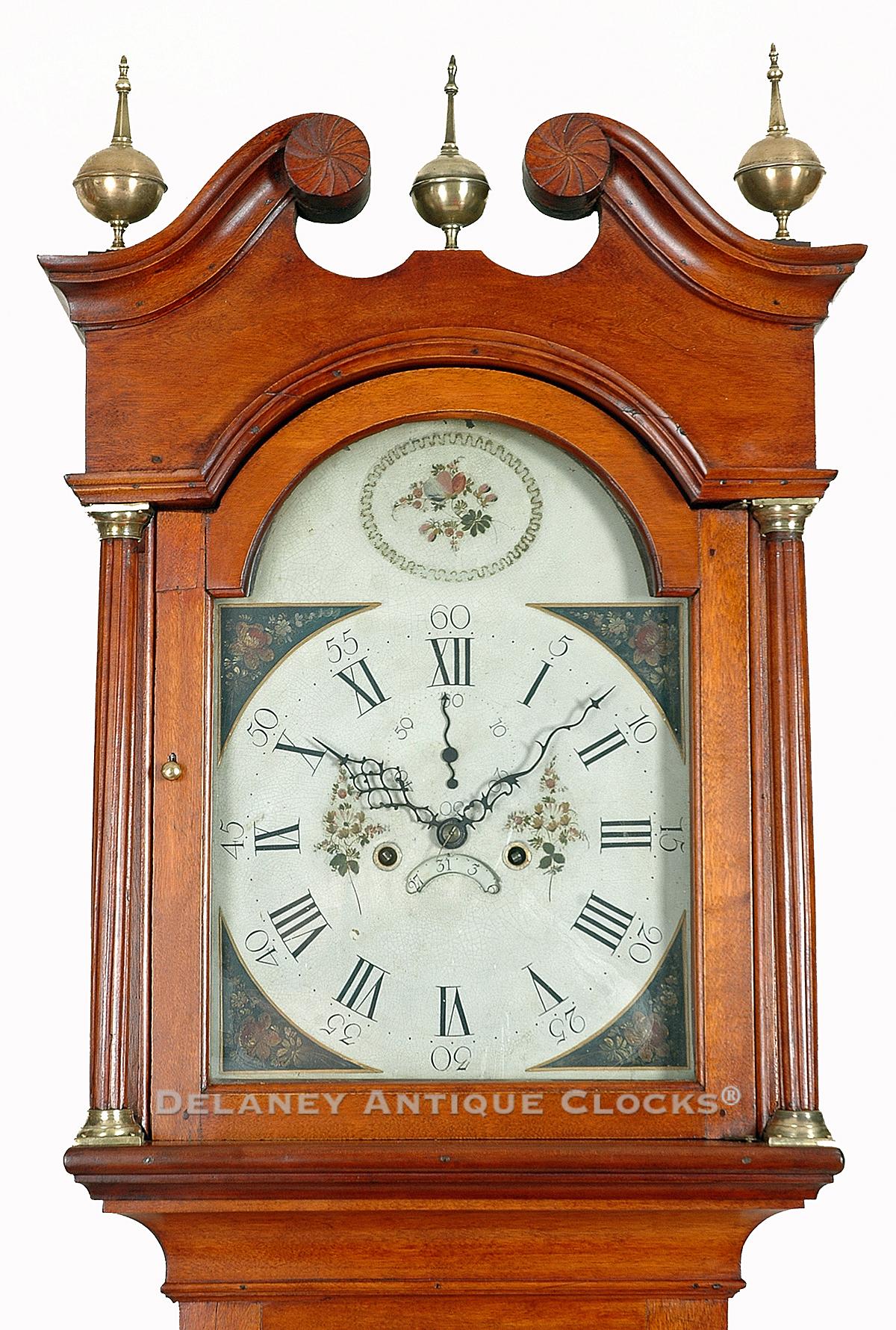  Benjamin Clark Gilman grandfather clock. RR-12.