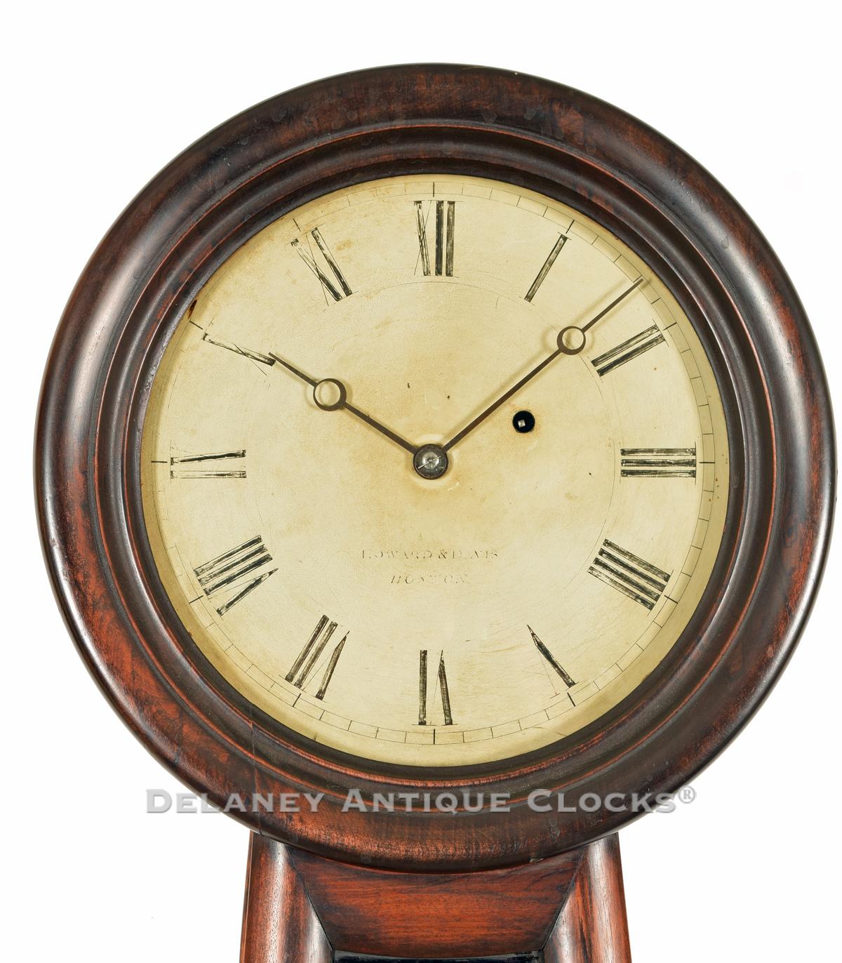 Howard & Davis Boston. wall clock. ZZ-25 Delaney Antique Clocks.