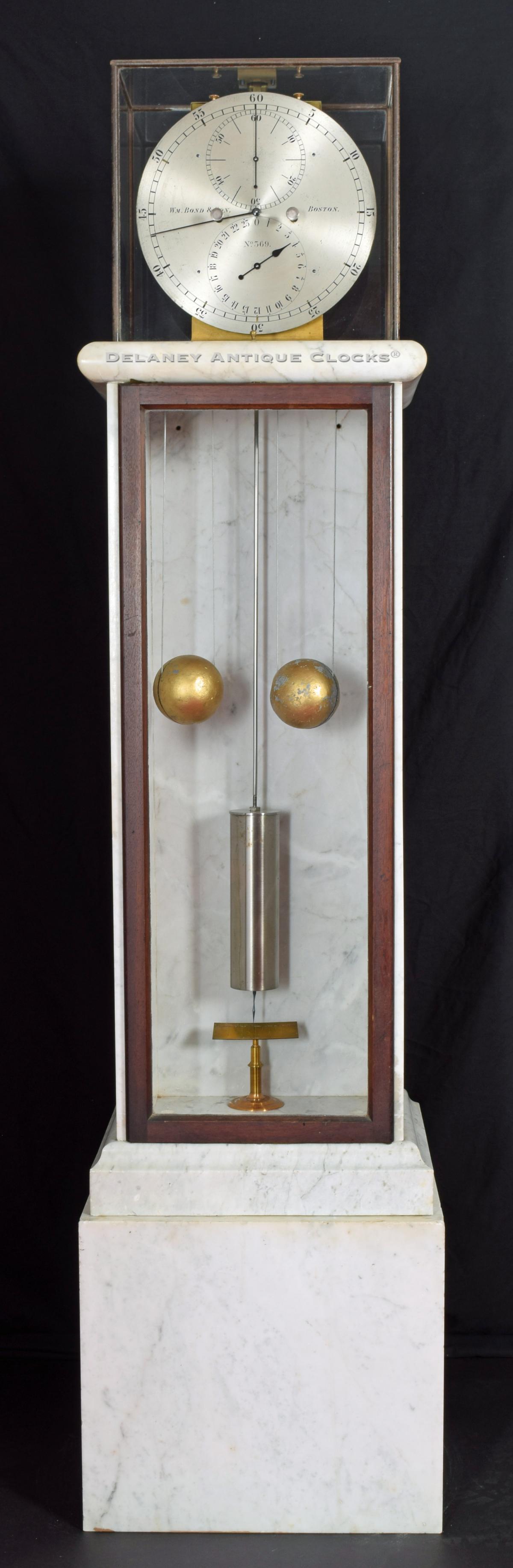 William Bond & Sons - Boston. A floor standing astronomical regulator made circa 1865. 219008