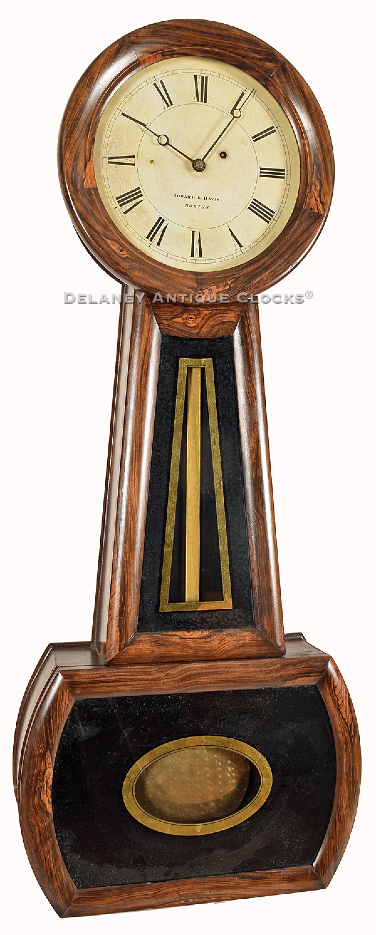 Howard & Davis Model No. 2. A wall timepiece or banjo clock. AAA-4