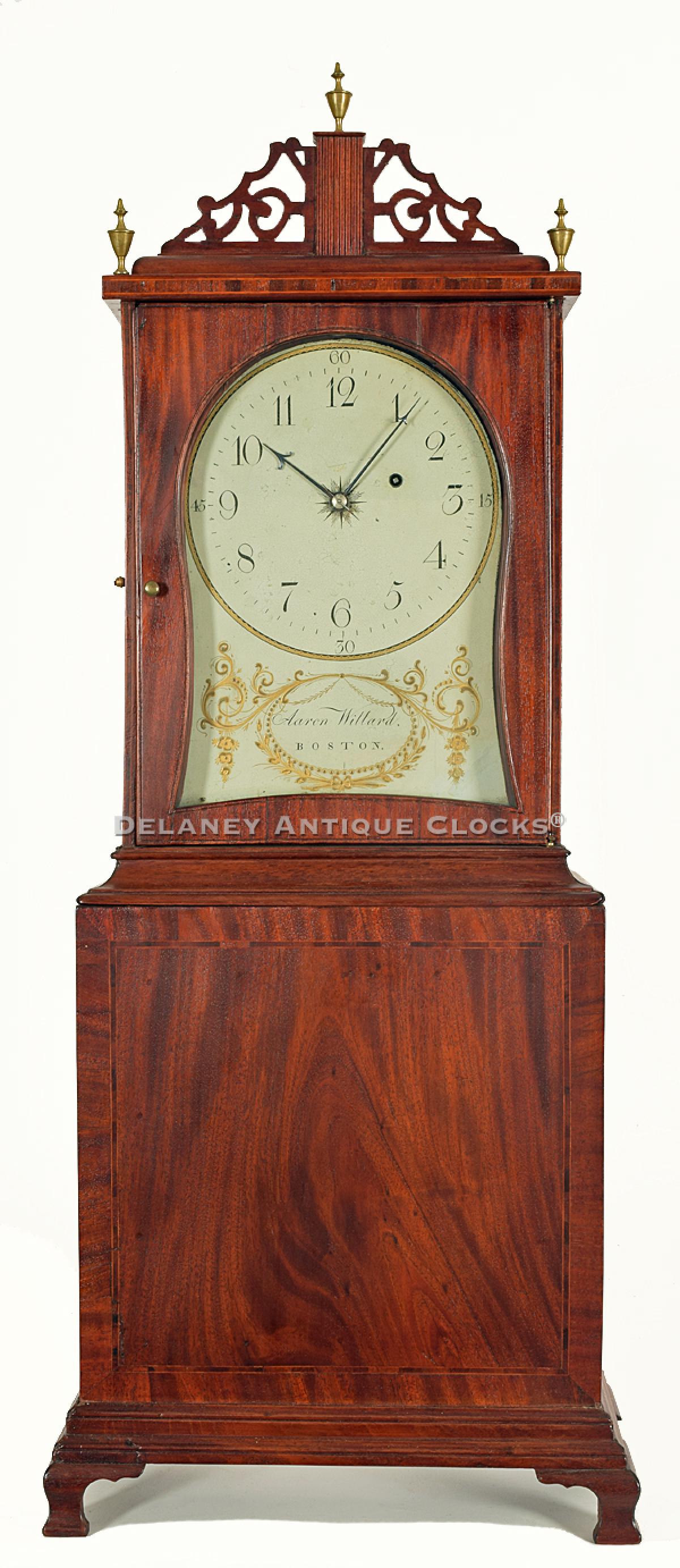 Aaron Willard Massachusetts Shelf Clock. Boston, Massachusetts. ZZ-6.