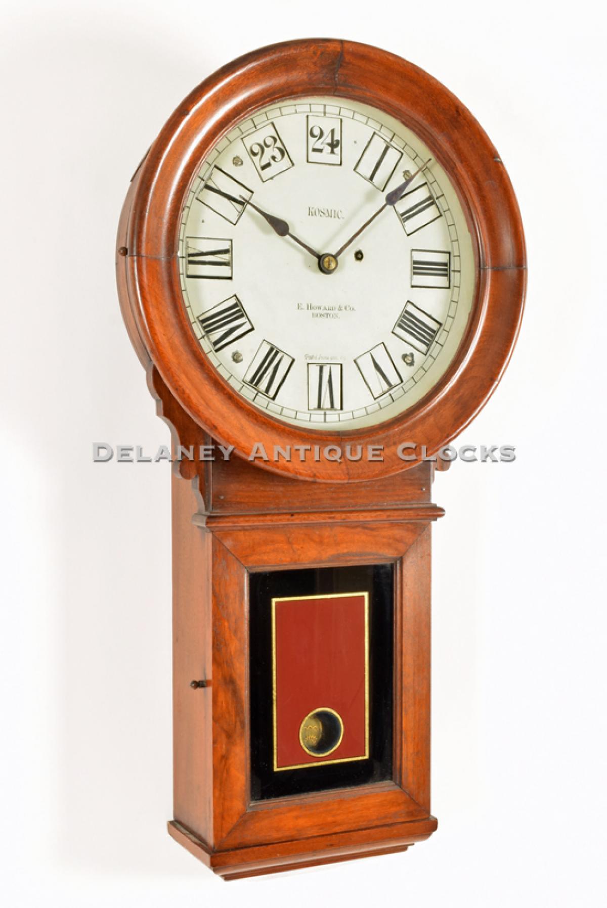 E. Howard Kosmic. Wall clock. 217110. Delaney Antique Clocks.