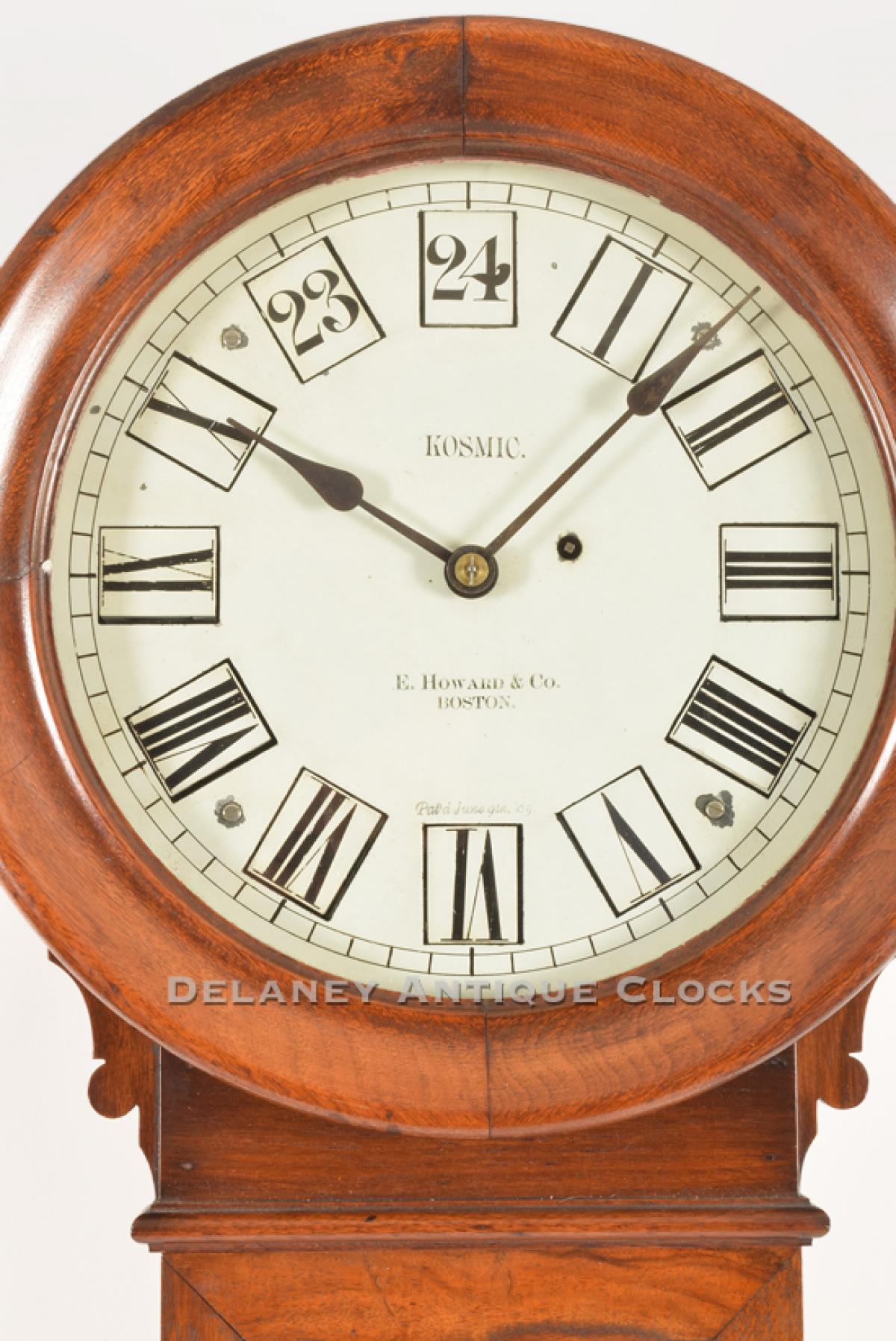 E. Howard & Co.,Kosmic wall clock. 217110. Delaney Antique Clocks.