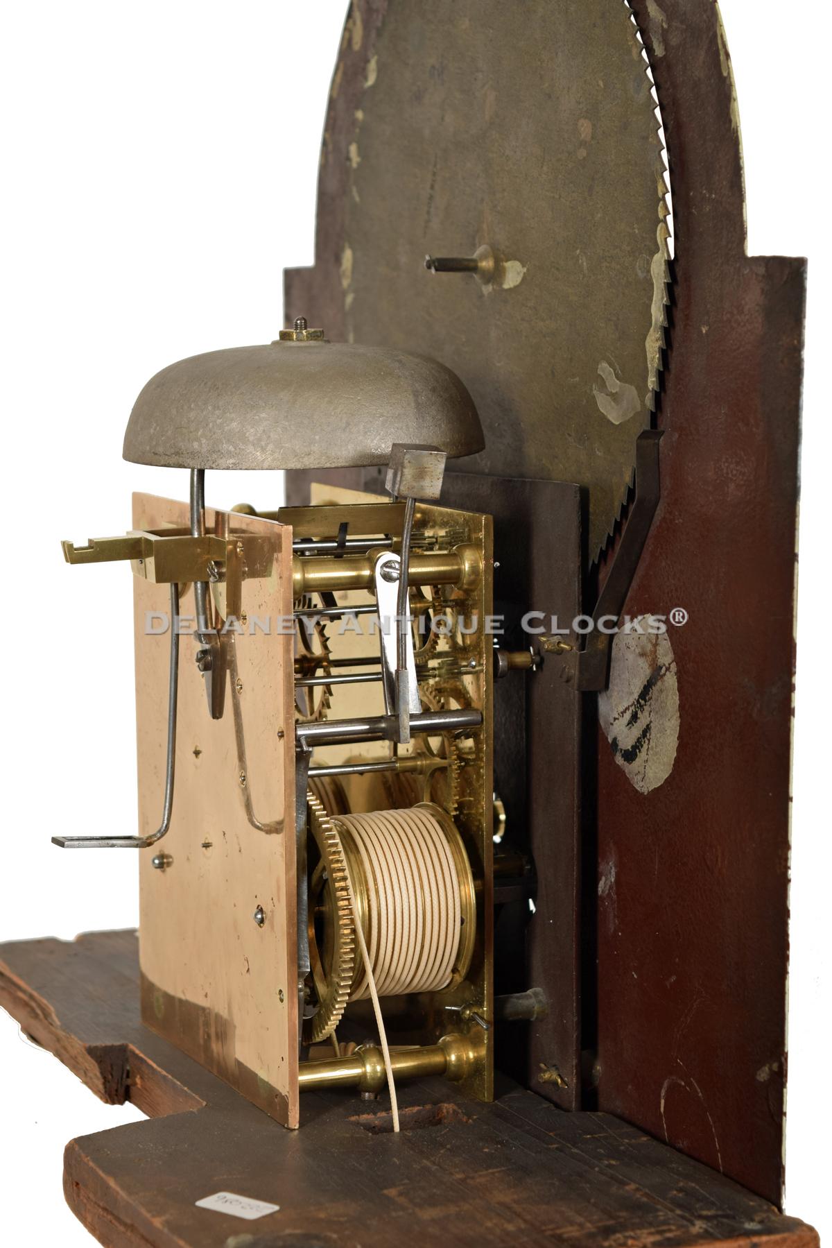 Stephen Taber. Clock movement. 222086. Delaney Antique Clocks.