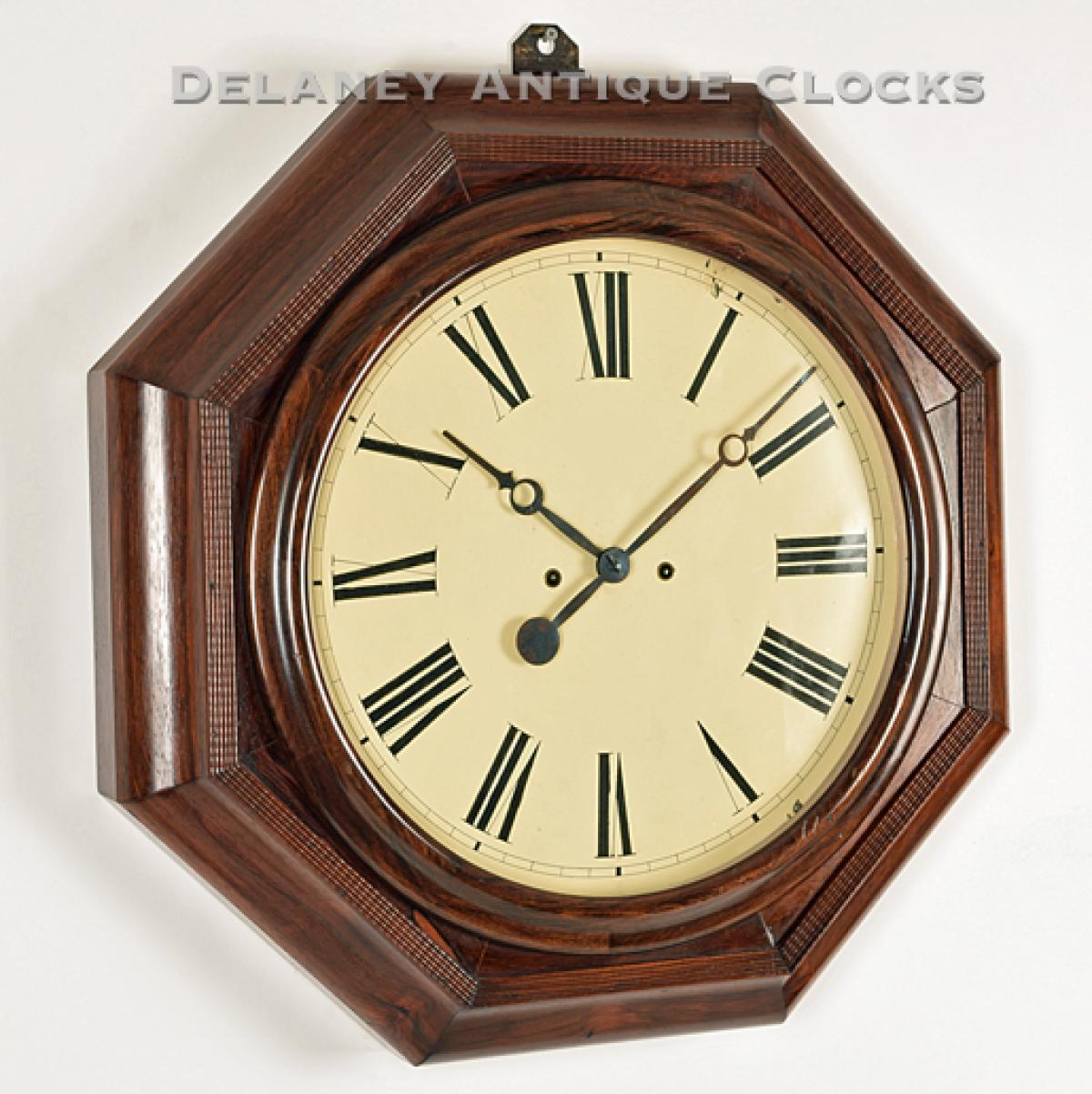 Atkins Clock Company Gallery clock. VV-70. Delaney Clocks.