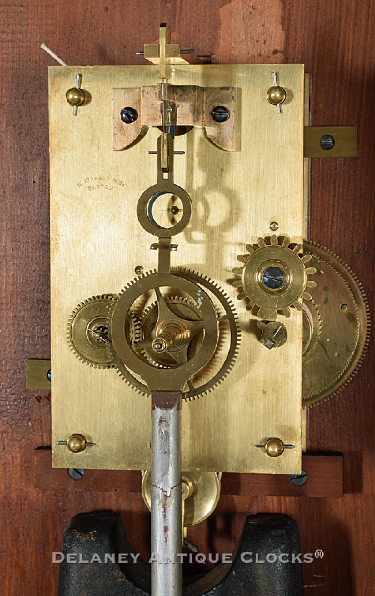 E. Howard Clock Regulator movement. 221034. Delaney Antique Clocks.