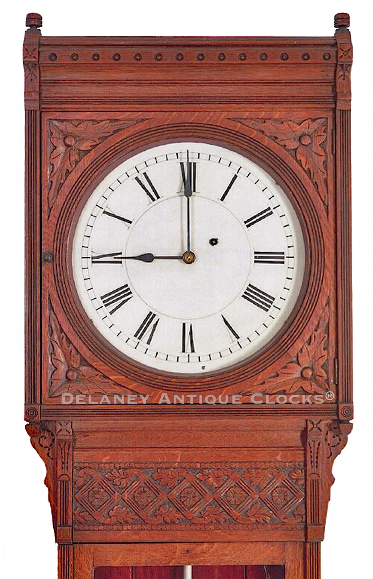 Howard Model No. 75 Special Wall clock. 214002. Delaney Antique Clocks.