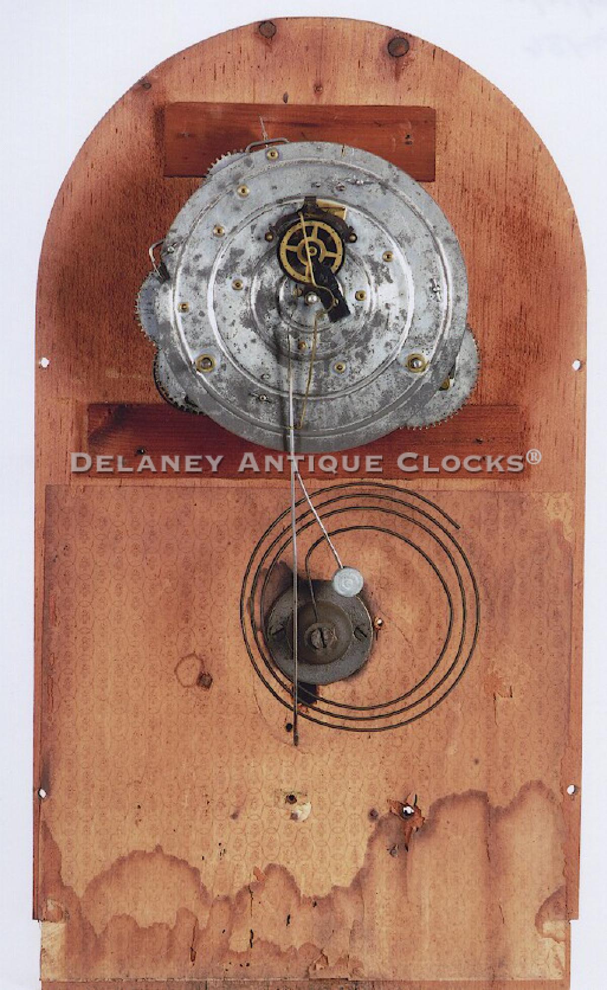 Joseph Ives Patent "Tin Plate" movement. TT-186. Delaney Antique Clocks.