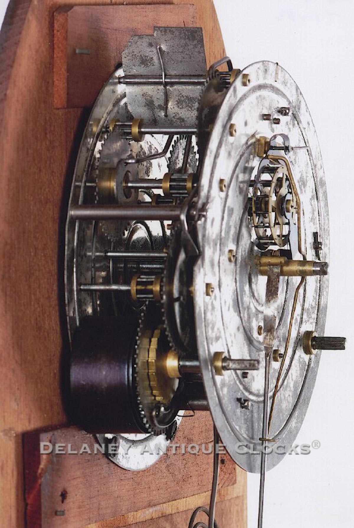 Ives "Tin Plate" movement. TT-186. Delaney Antique Clocks.