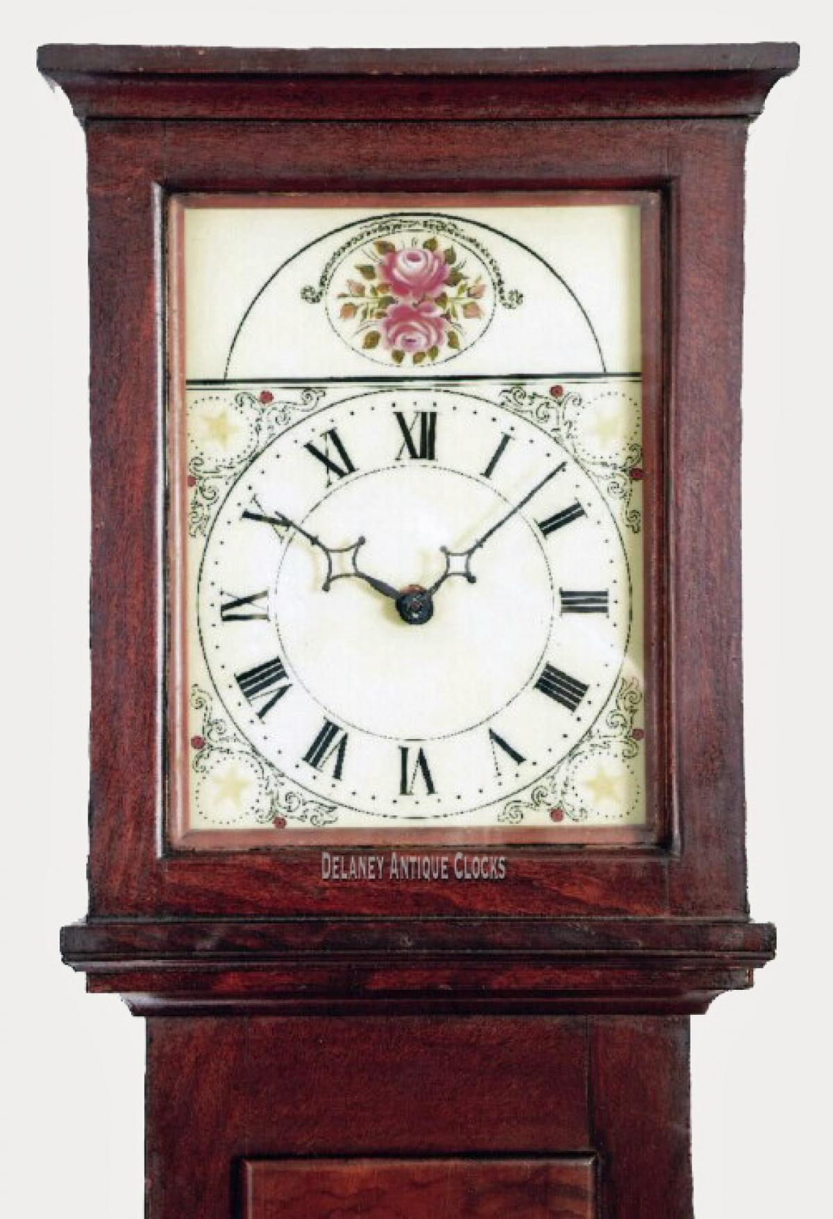  Joseph Ives tall clock. Bristol, CT. VV-46. Delaney Antique Clocks.