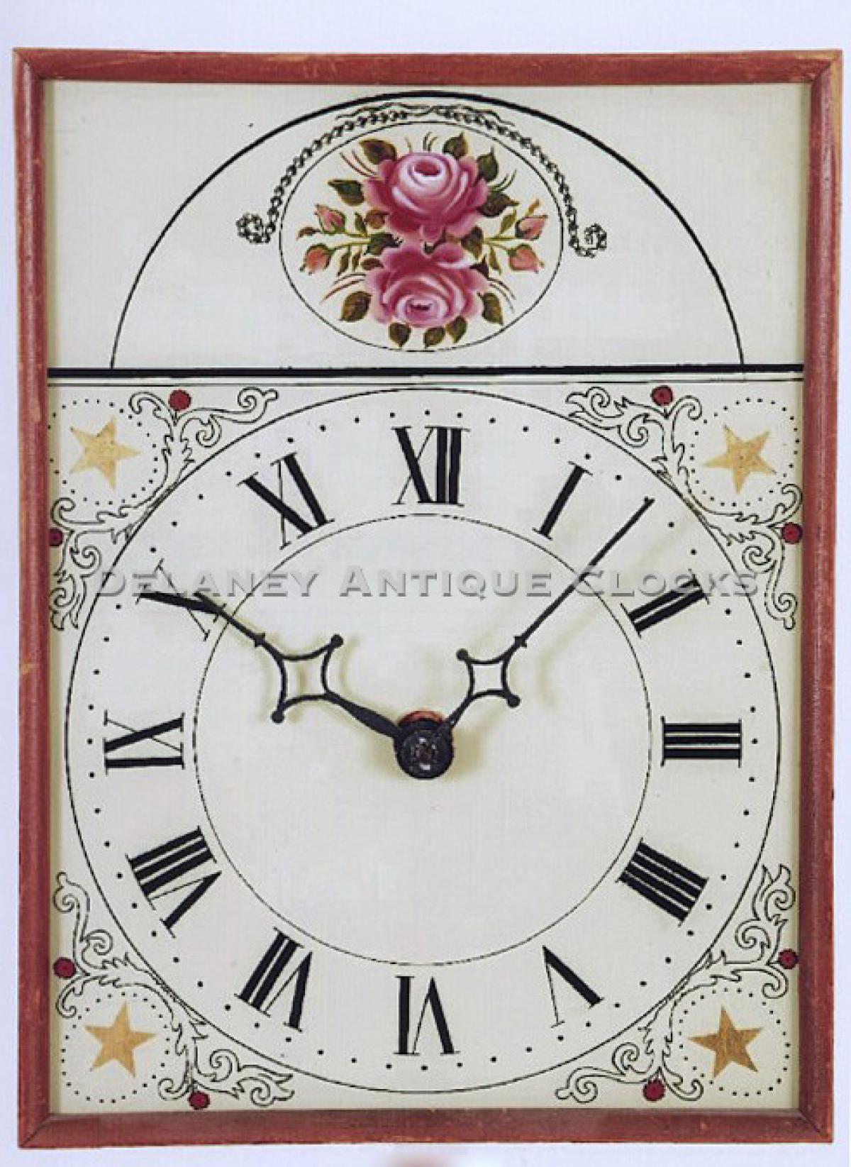  Joseph Ives tall clock dial. Bristol, CT. VV-46. Delaney Antique Clocks.