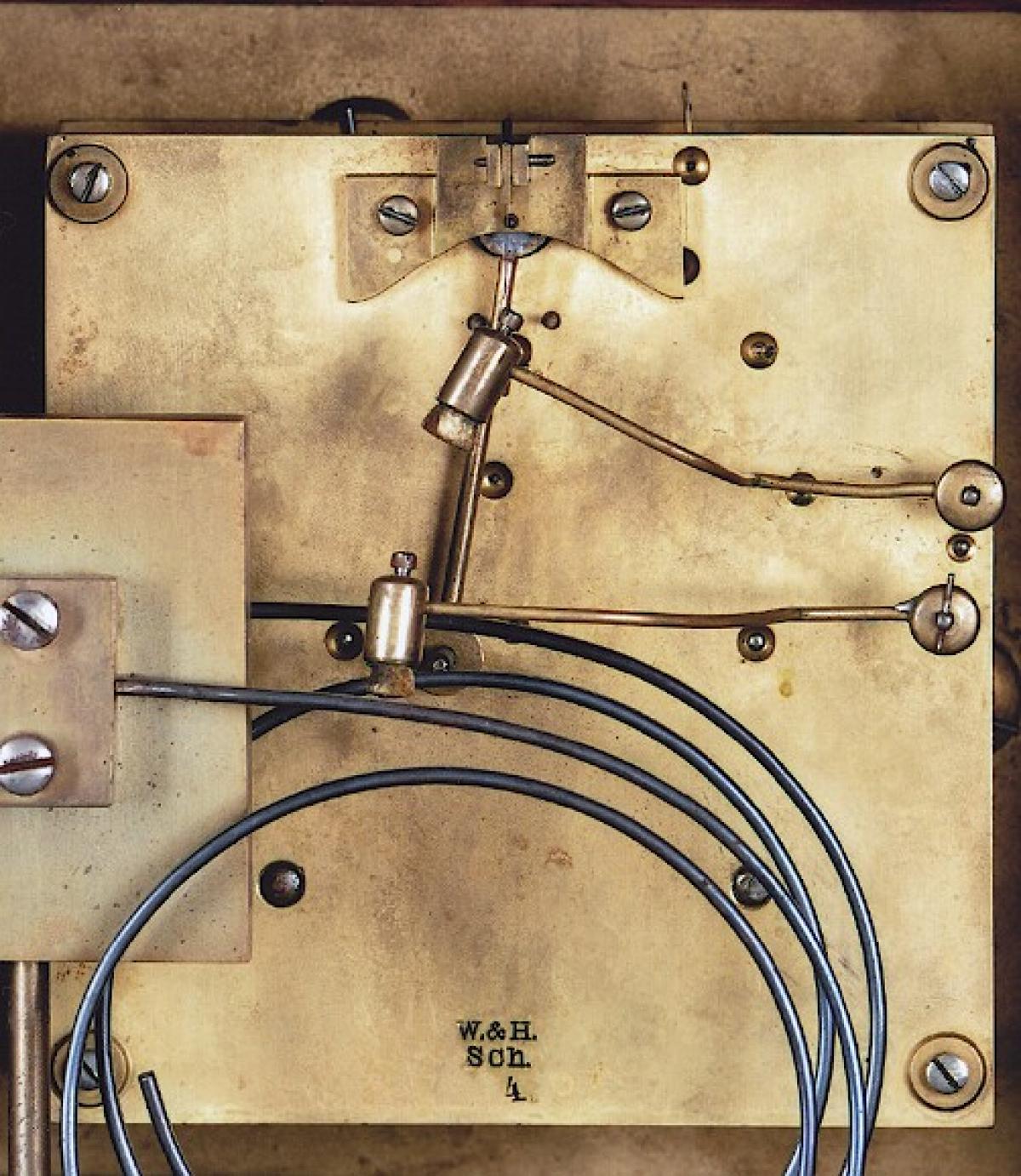 Winterhälder & Hoffmier Sch. Quarter Striking Bracket Clock movement. 214095.