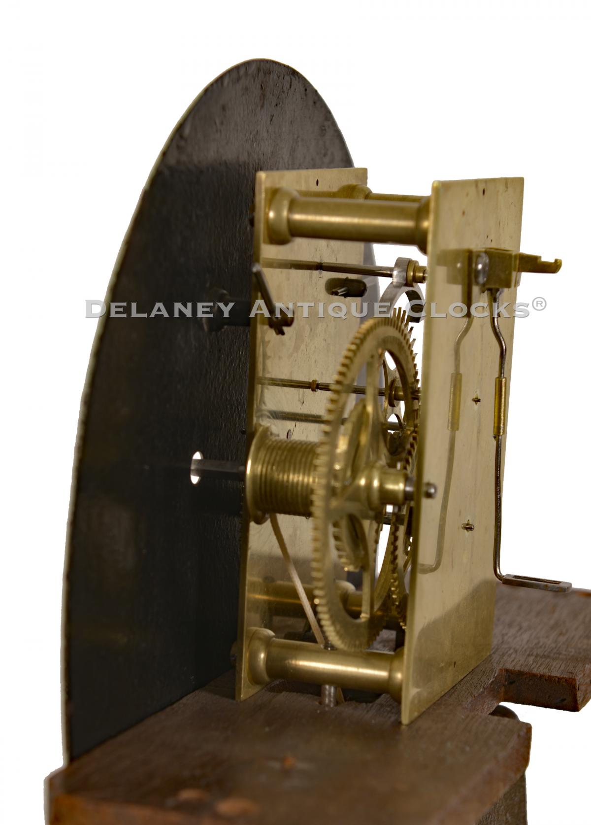 Aaron Willard Massachusetts Shelf clock movement. Boston. 223025. Delaney Antique Clocks.