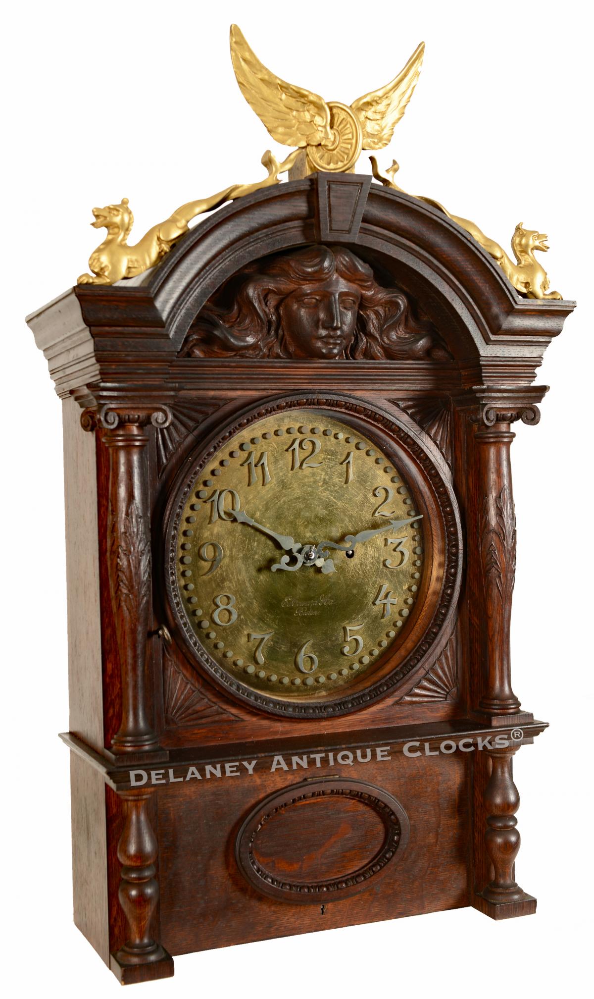 E. Howard & Co Boston. Custom Shelf Clock. 223024. Delaney Antique Clocks.