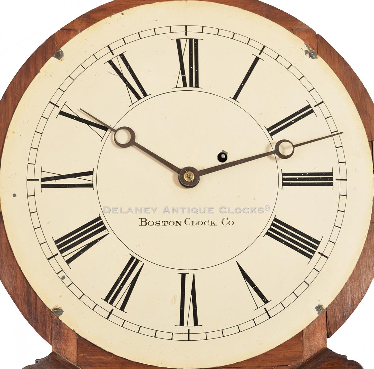 Boston Clock Co. Wall clock. 223042. Delaney Antique clocks.