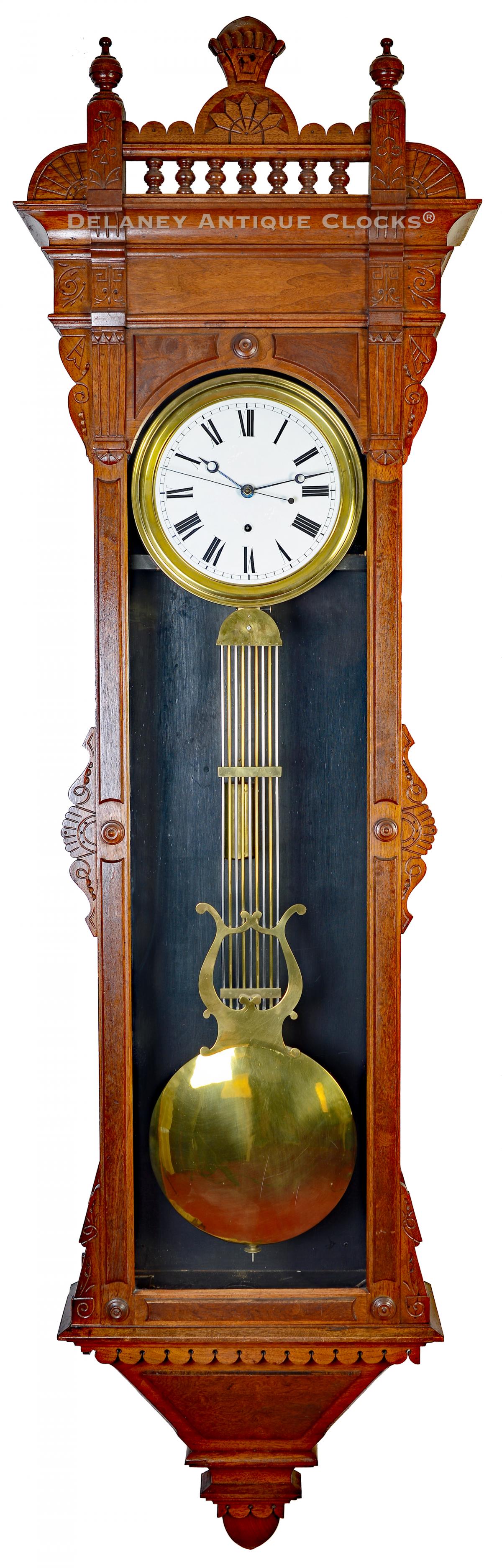 Waterbury Clock Company. The “Regulator No. 12.” 223085. Delaney Antique Clocks.