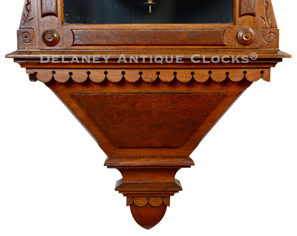 Waterbury Regulator No. 12 base. 223085. Delaney Antique Clocks.