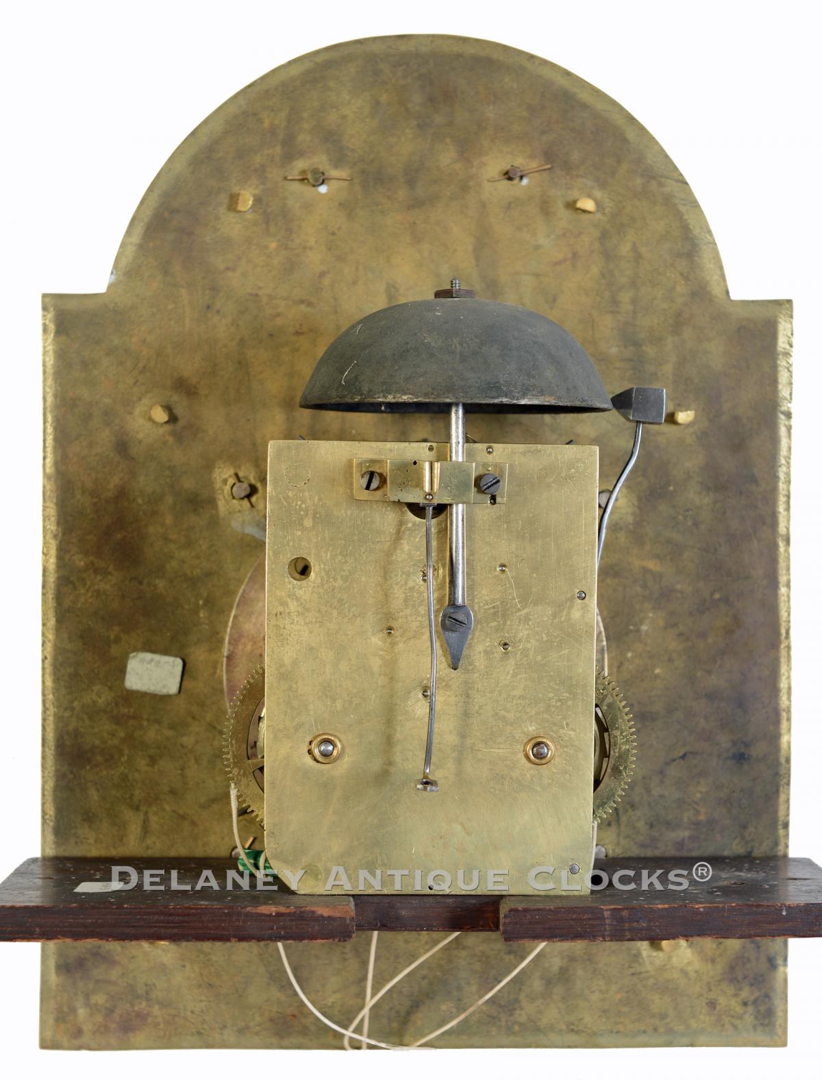 Isaac Doolittle New Haven, Connecticut tall clock works. AAA-31. Delaney Antique Clocks.