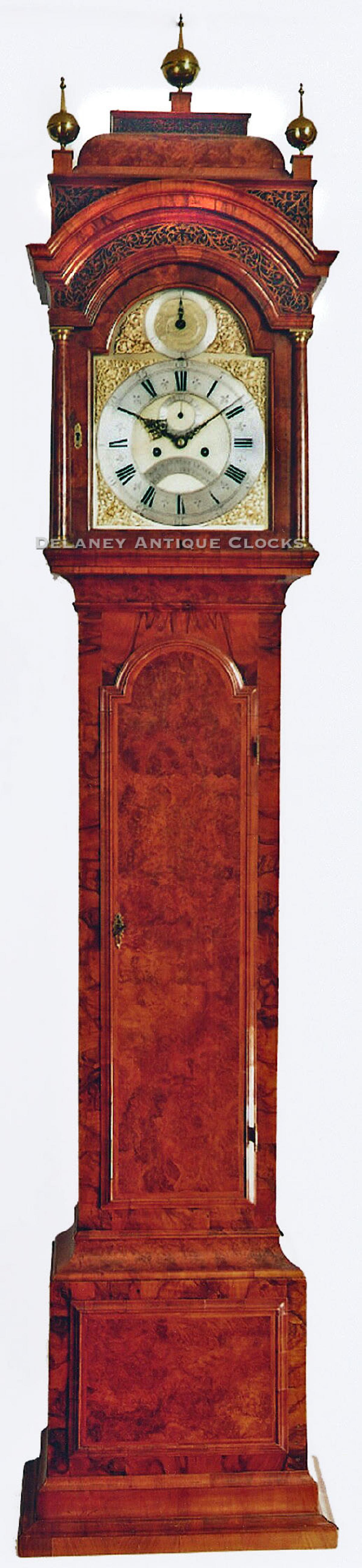 George Clarke of Leaden Hall Street London, England. A Tall case clock. 214021.