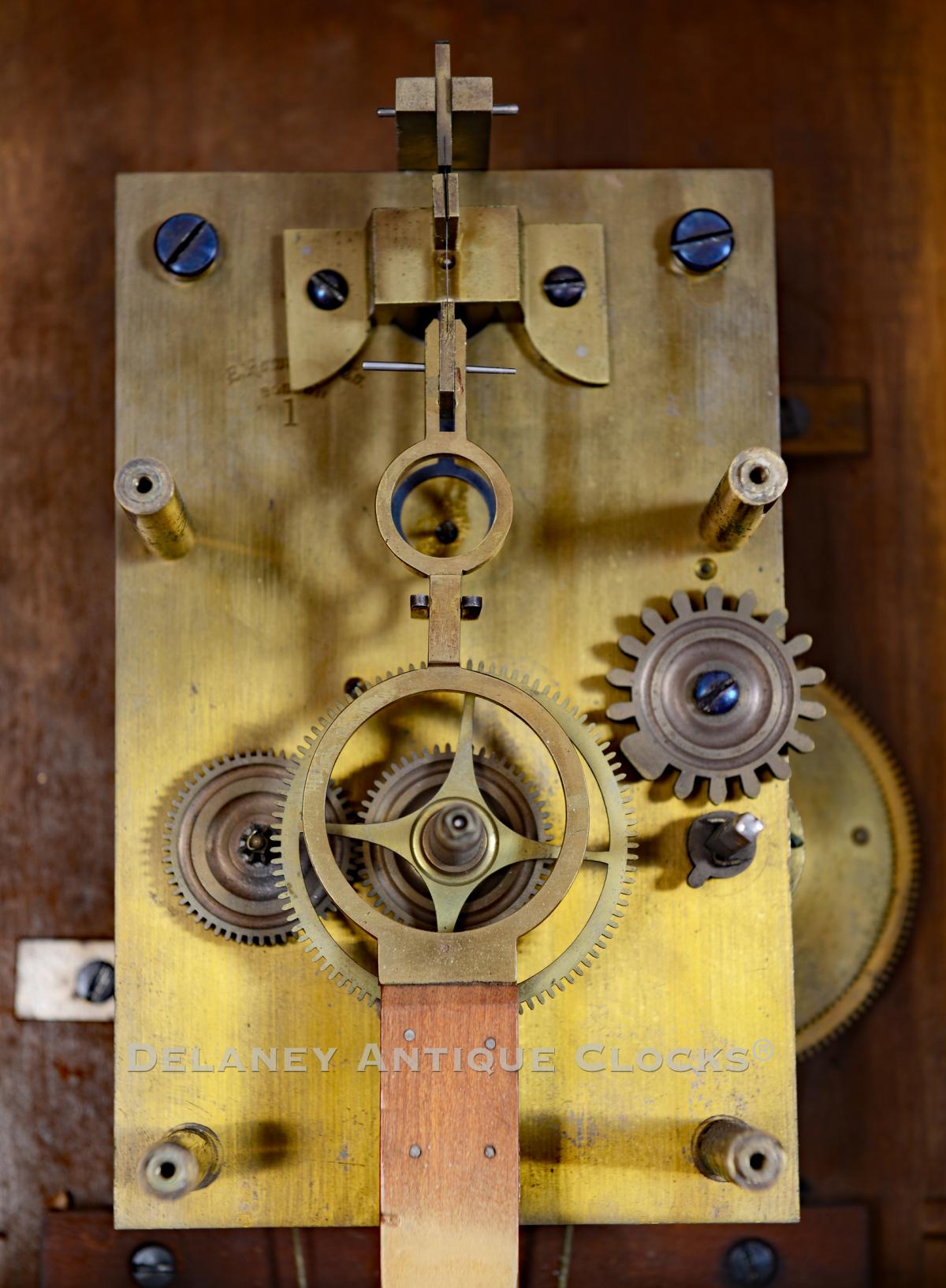 E. Howard Regulator movement. 223304. Delaney Antique Clocks.