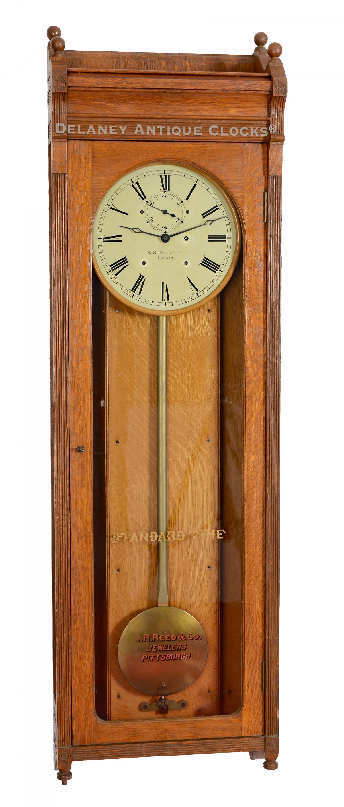 Howard 89. Railroad Regulator. 223304. Delaney Antique Clocks.