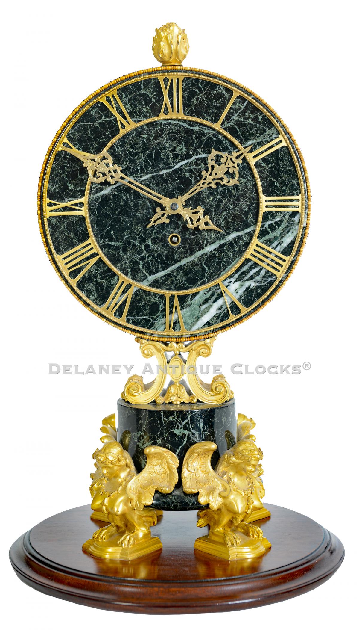 Edward F. Caldwell & Co. marble & Gilt Bronze Mantel Clock. 223307.