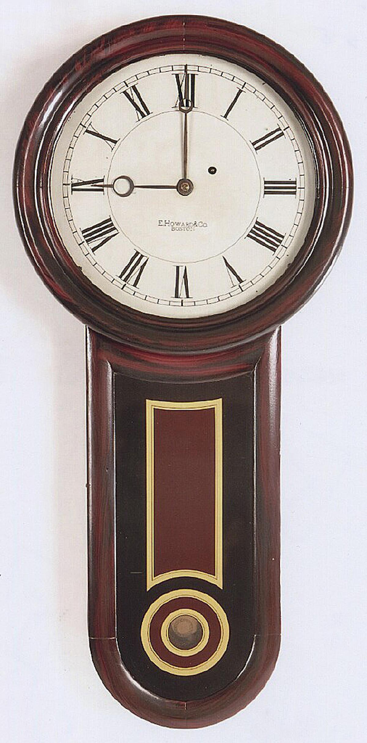 E. Howard & Co., Boston, MA. Model No. 11. Keyhole wall clock. 12 inch dial. NN-48.