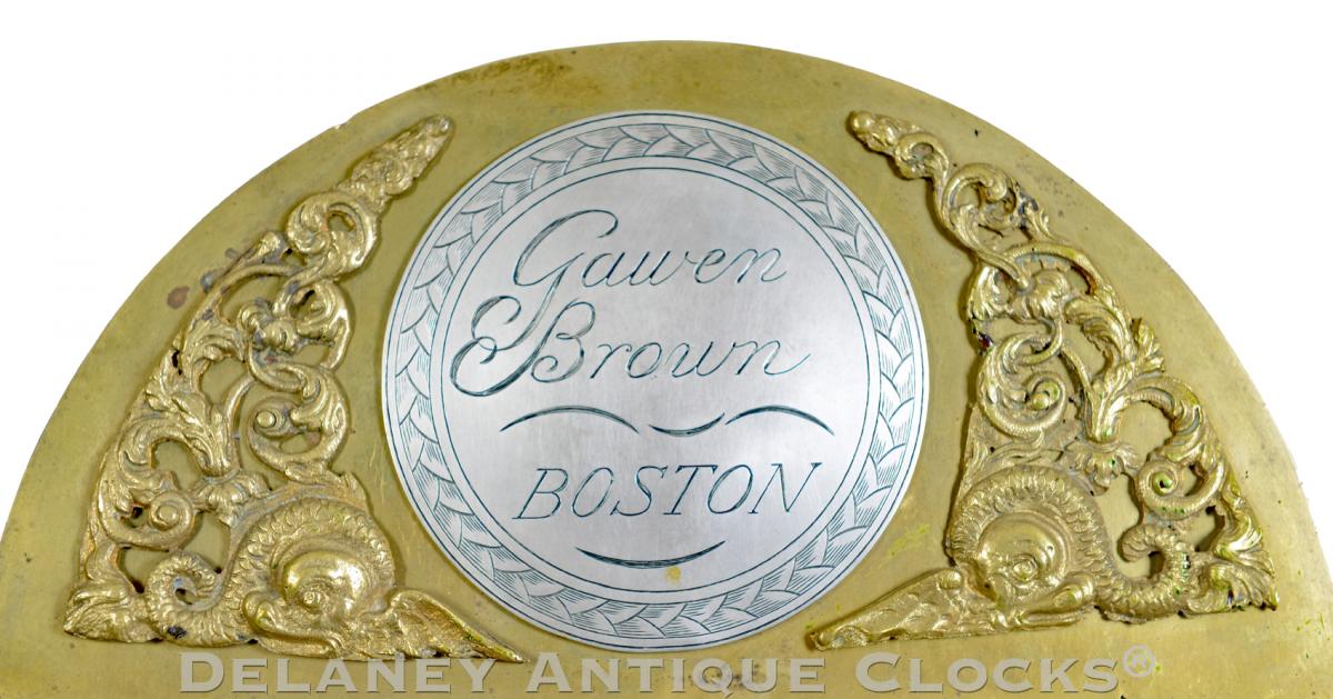 Gawen Brown Boston. Tall clock name boss. UU-99.