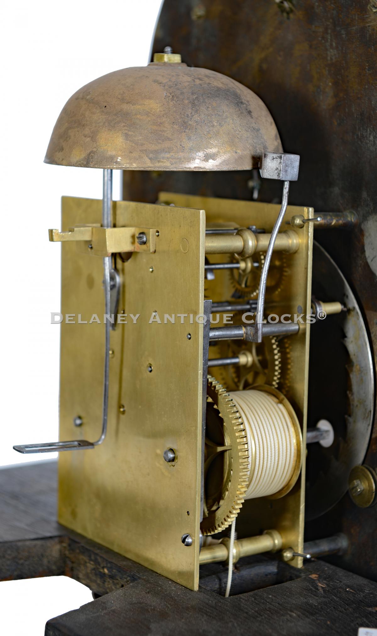 Gawen Brown tall clock movement. Boston, MA. UU-99.