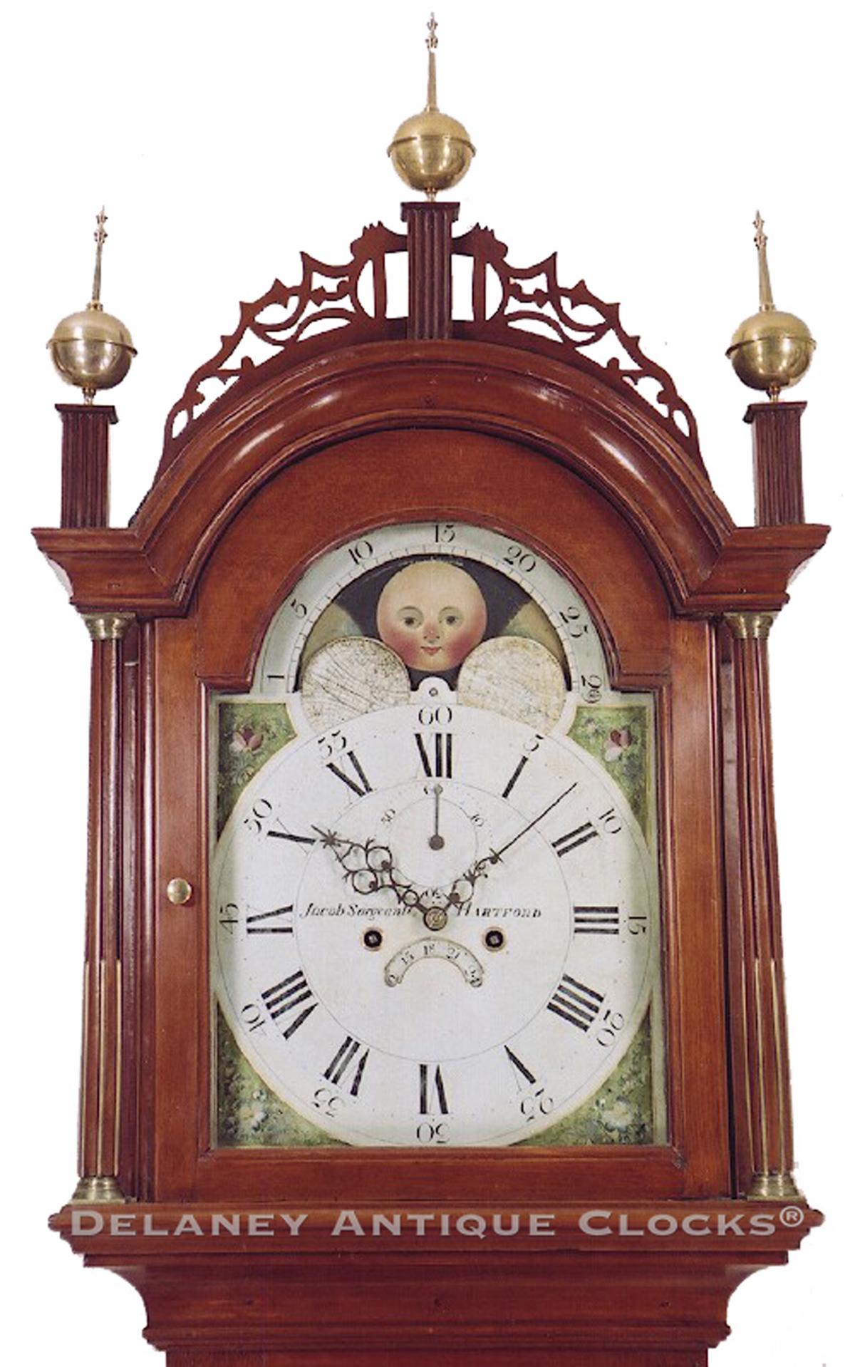 Jacob Sargeant grandfather clock. 28121.