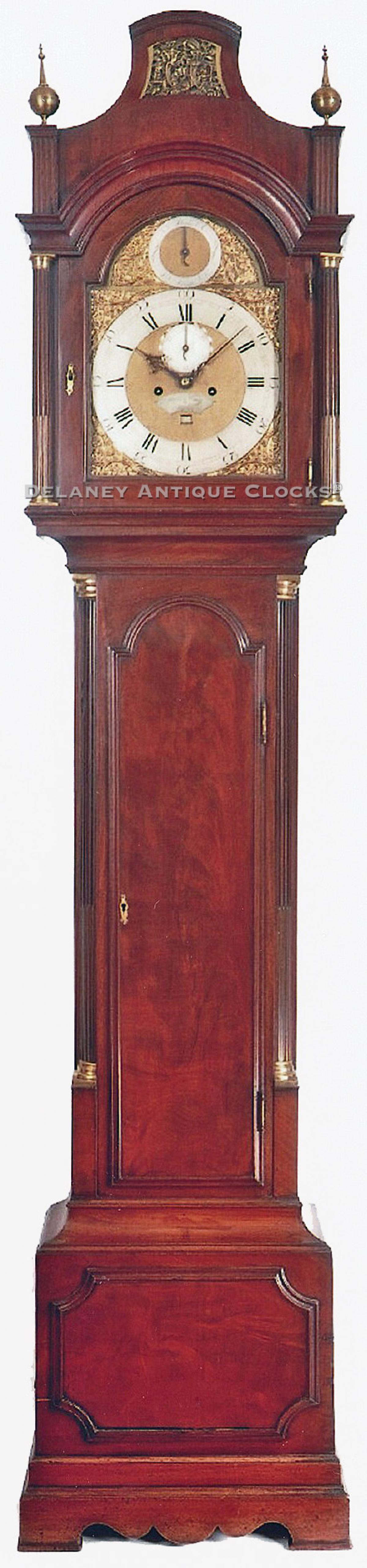 Stephen Henry of London, England. Tall case clock. SS-129.