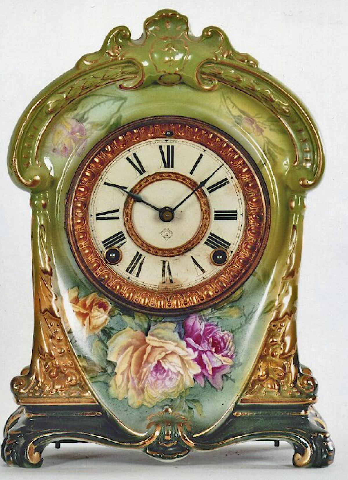 Ansonia Clock Company, New York. La Cruz. Royal Bonn. 213094.