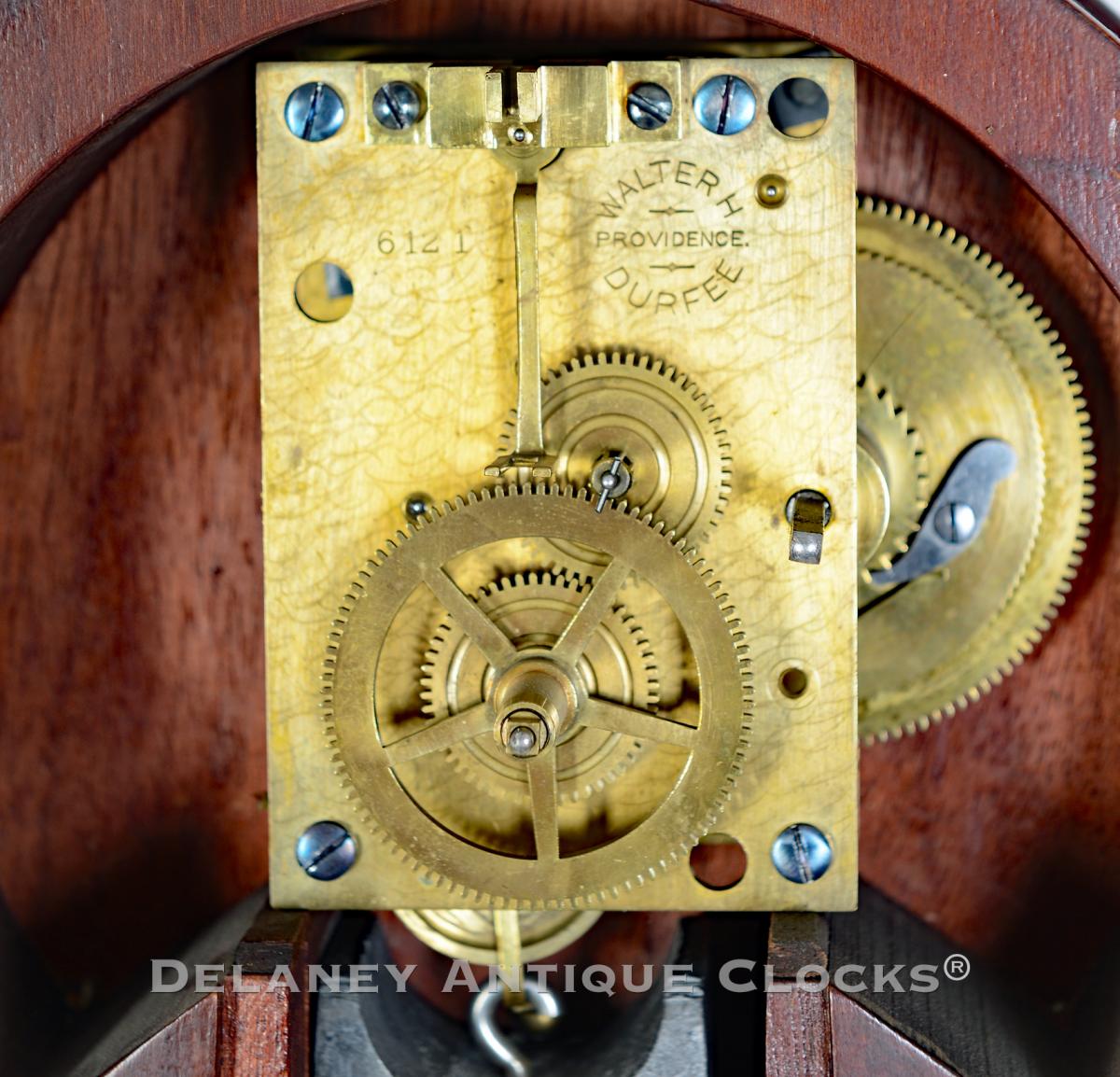 Walter Durfee Timepiece movement. 224069. Delaney Antique Clocks.