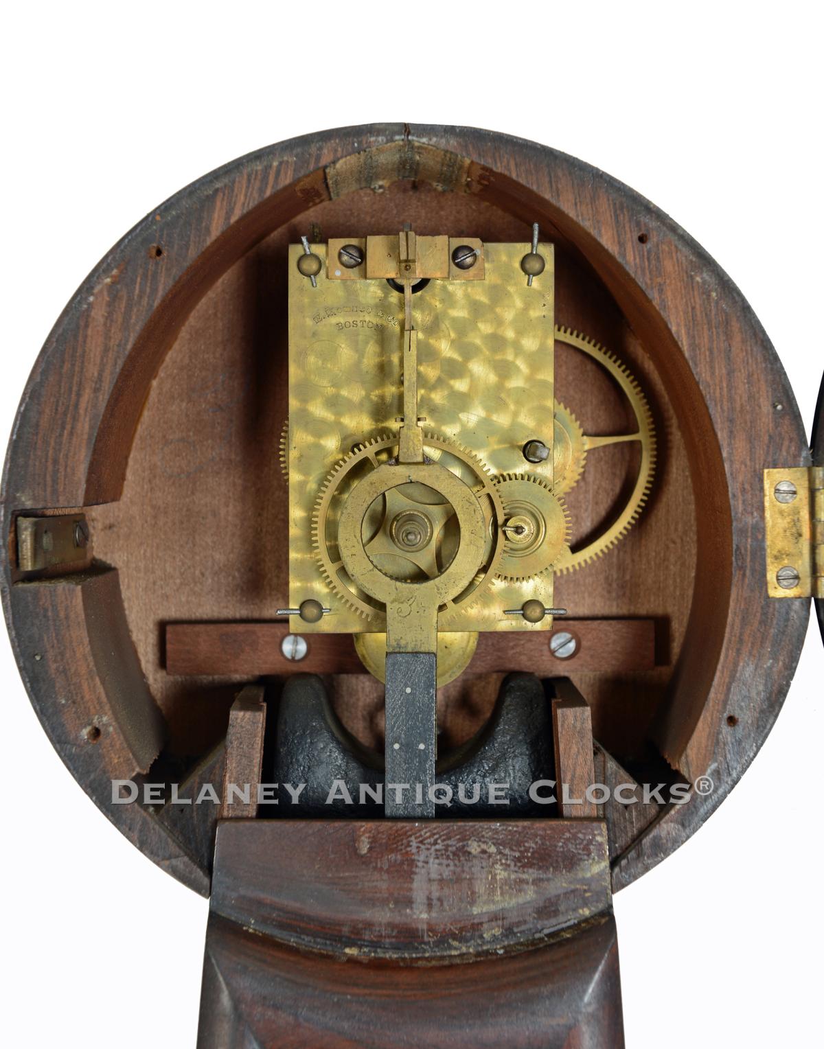 E. Howard number 5 movement. 224002. Delaney Antique Clocks.