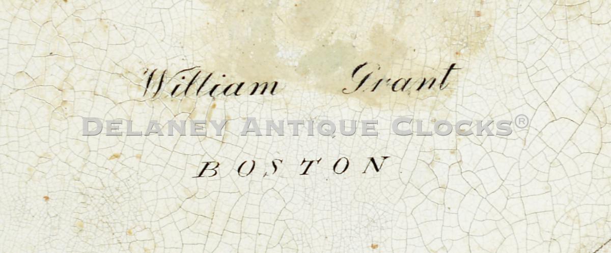 William Grant,. Boston,dial signature. 224087.