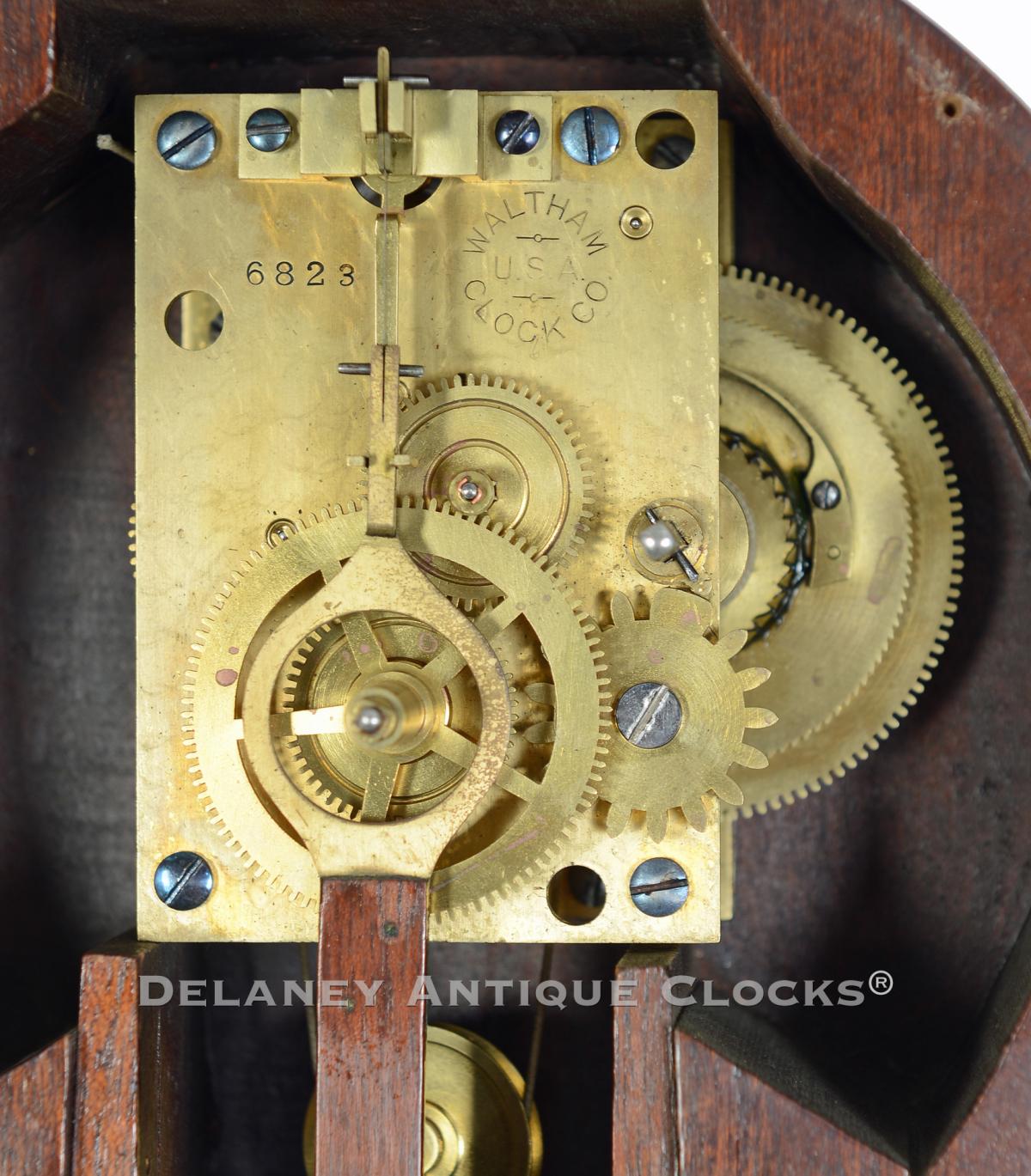 Waltham banjo clock movement. 224097.