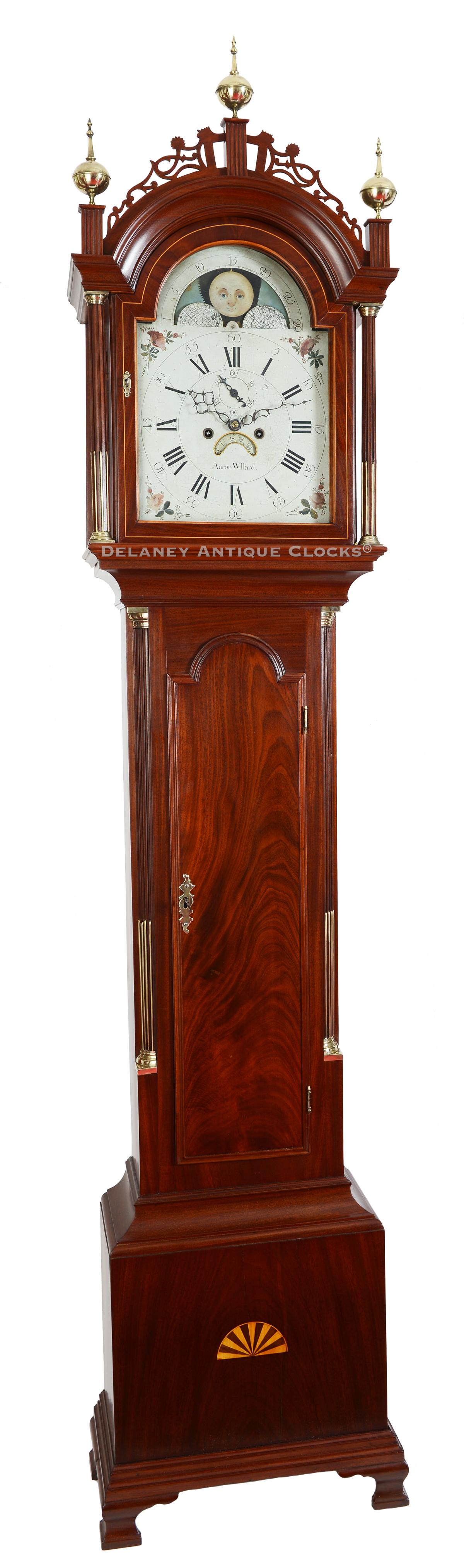 Aaron Willard tall case clock. DDD-19.