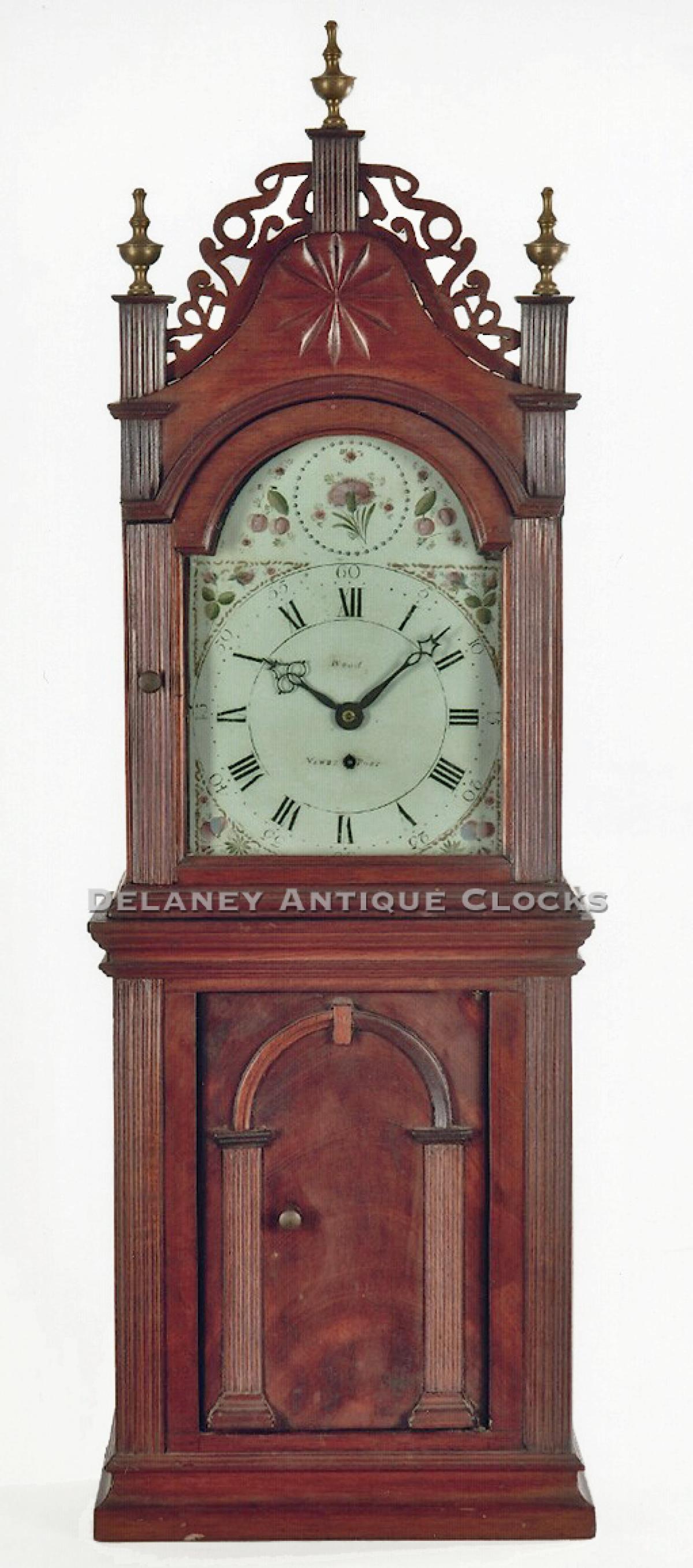 David Wood of Newburyport, Massachusetts. Shelf clock. 213058.