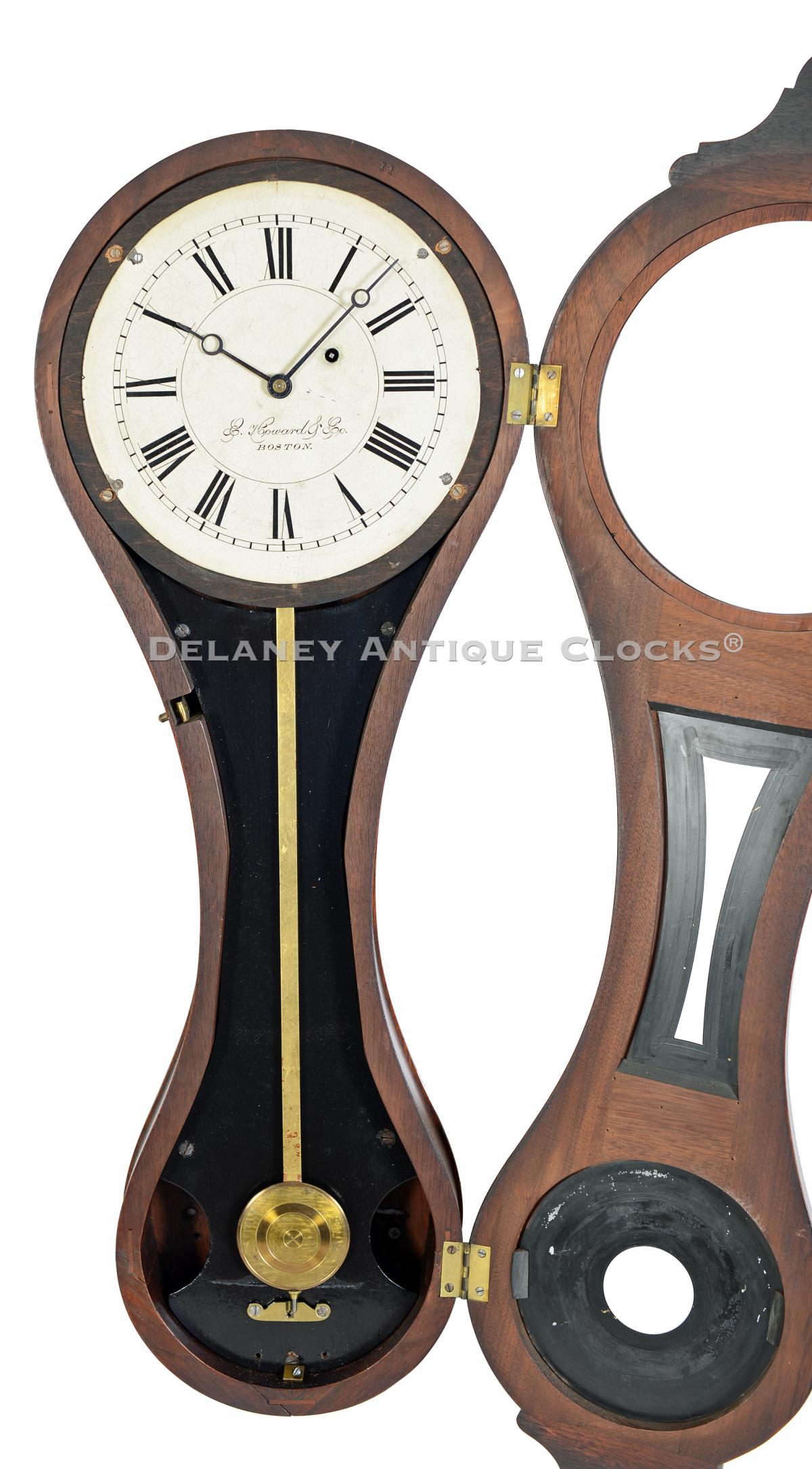 E. Howard & Co., of Boston, MA. Figure 8 wall clock. EEE-26.