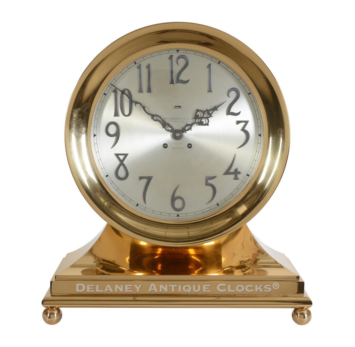 Chelsea Clock Co. The Neptune. A twelve-inch Red Brass case Chelsea Ships Bell with a Special dial. 224115.