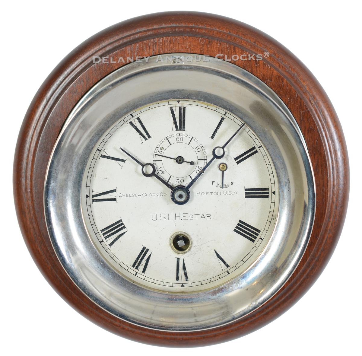 Chelsea U. S. Light House Establishment Marine clock. 224146.