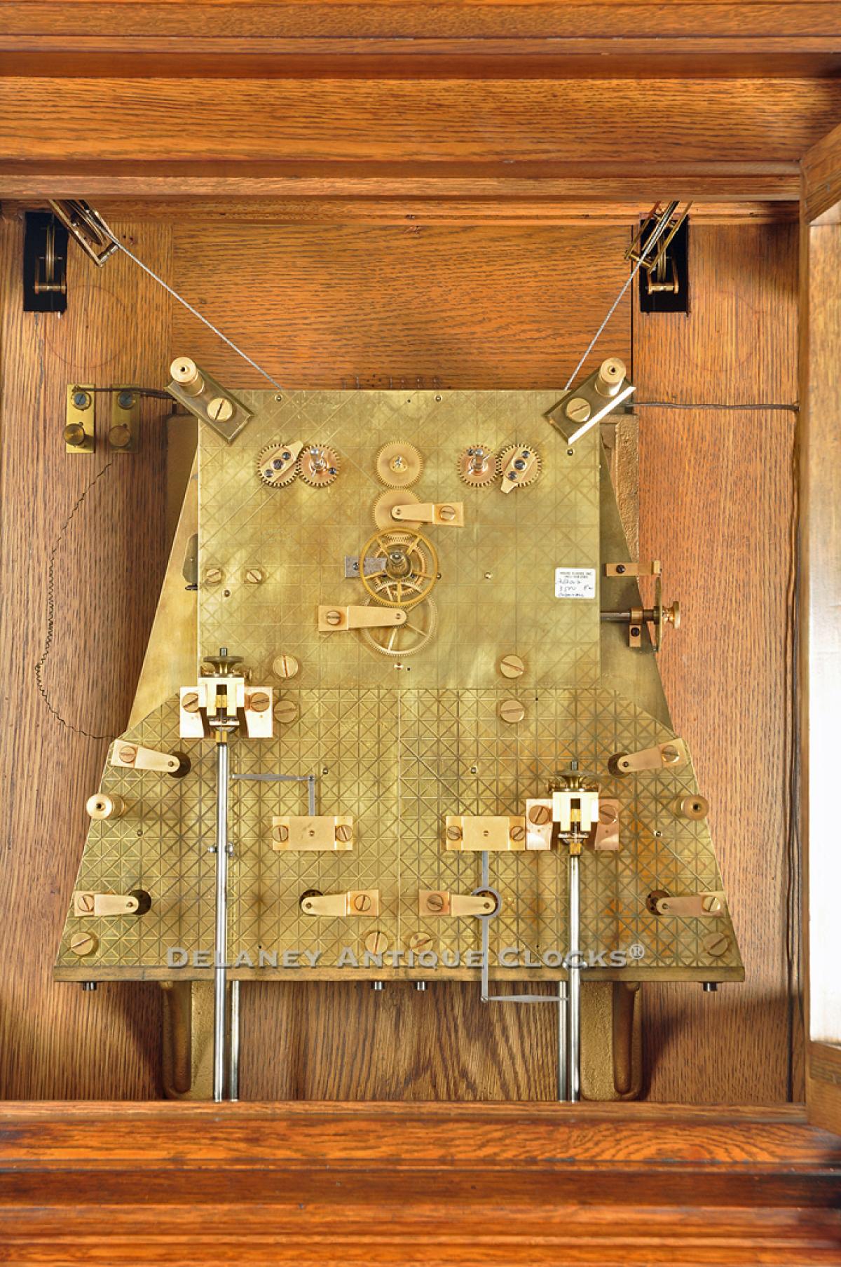 E. Howard Clock Co four pendulum Isochronal regulator movement. RR-76.